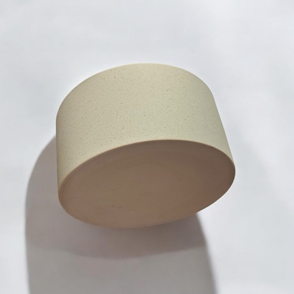 Ceramic Textured Pastel Blue Matte Dog Bowl 14oz - Picture 7 of 7